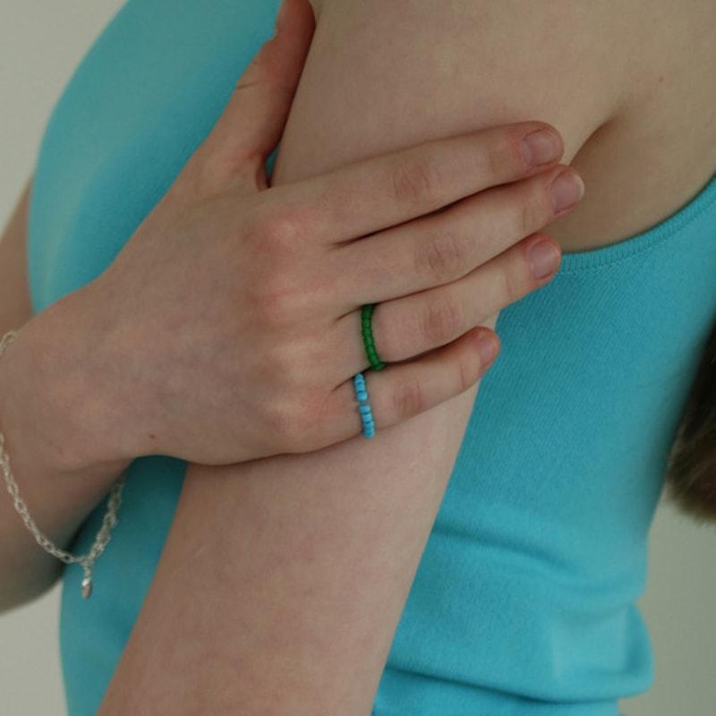 Less Is More Beads Rings Set (3 Color)