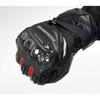 KOMINE Motorrad Schutz Lederhandschuhe Winddicht HG M Schwarz/Rot 06-844 GK-844