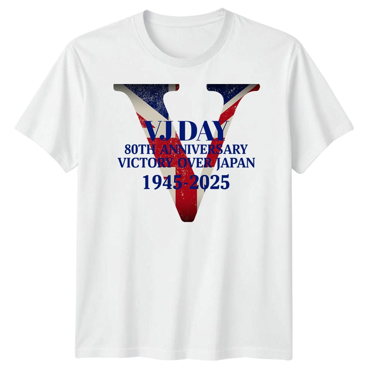 

VJ Day 80th Anniversary Victory Over Japan History Mens T-Shirt Womens Tee 4XL