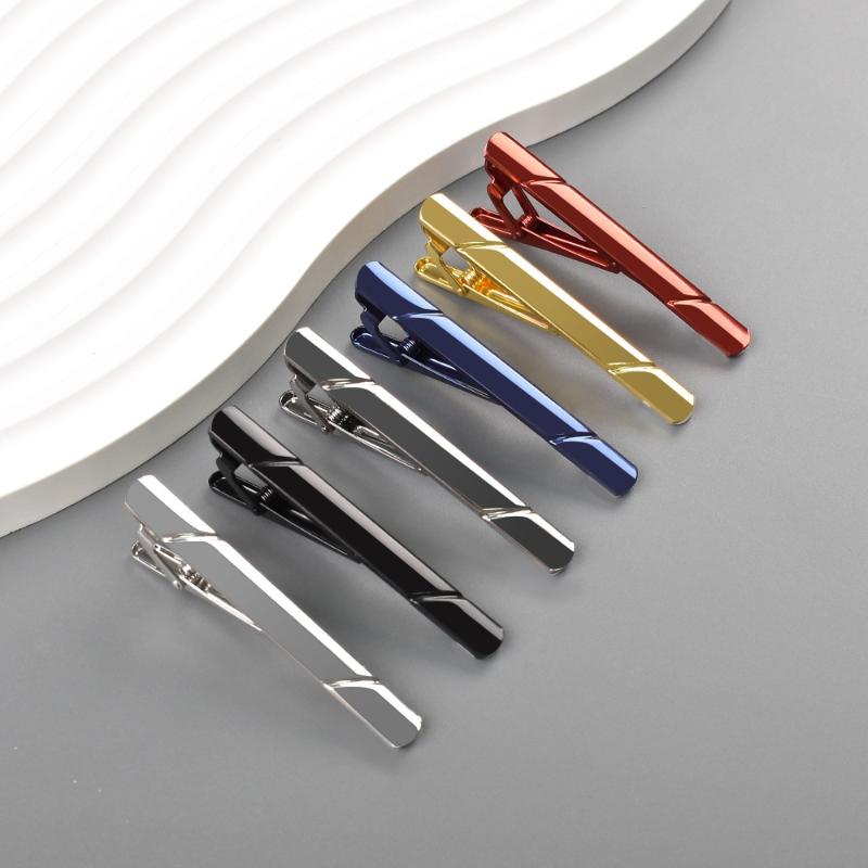 Man Classic 14K Copper Tie Clip Simplicity Suit Tie Clip Lapel Jewelry Collar Accessories For Business,Wedding,Meeting