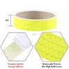 Fluorescent Yellow Reflective Sticers 2.5cm*50m Waterproof Self-Adhesive Trailer Reflectors Warning Tapes For Bicycle Car Helmet