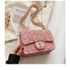1Pc Xiaoxiangfeng Woolen Bag Women's Bag New Trendy  Popular Korean Version Fashion Versatile Chain Single Shoulder Messenger Bag