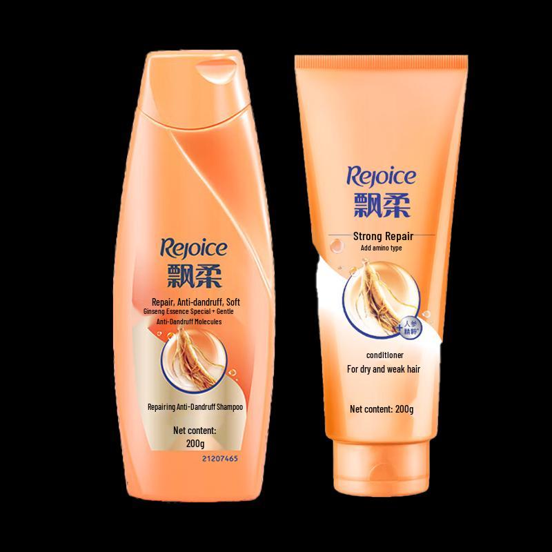 Набор шампунь и кондиционер Rejoice с женьшенем против перхоти