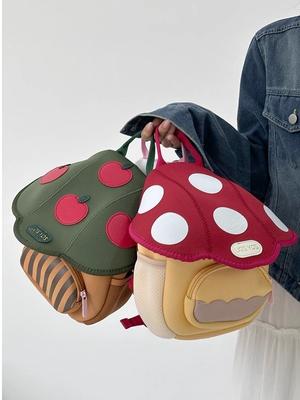 2024 New Design Mini Cute Mushroom Backpack with Advanced Sense Popular Cute Treasure Series Children's Backpack Large Capacity Waterproof