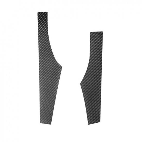 2Pcs Carbon Fiber Interior Front Door Panel Cover Trim For Hyundai Veloster