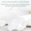 Silicone Teether Newborn Saliva Towel Comforter Soothing Doll Towel  Newborns