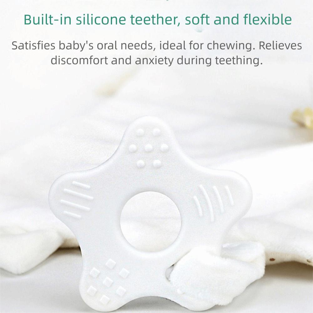 Silicone Teether Newborn Saliva Towel Comforter Soothing Doll Towel  Newborns