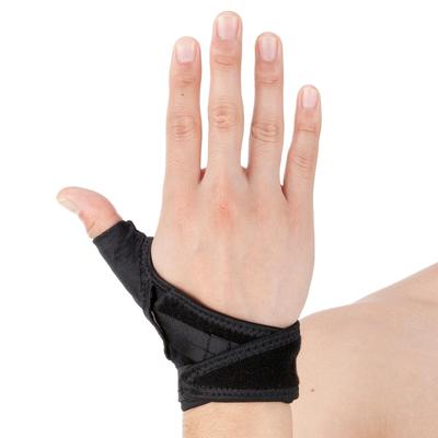 Finger Support Thumb Plate Strong Compression Thumb Lock Made In Japan Free Size Black for Left Hand Fixed Protection Reduction Shock Support Sports