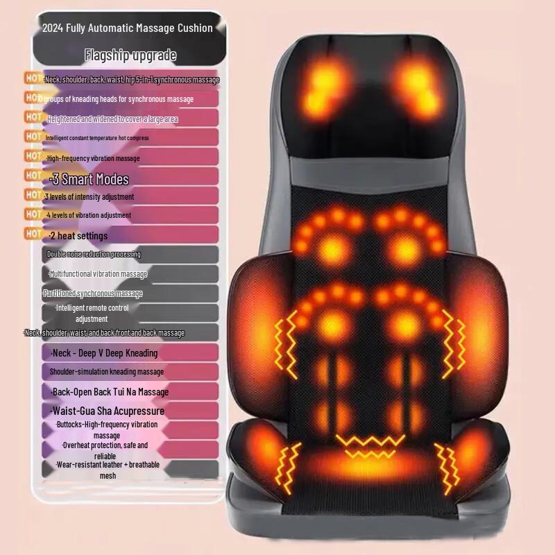 

Smart Multi-functional Kneading Massage Chair Cushion