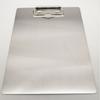 A4 Clip Board Stainless Steel Writing Pad Folder Paper Office Supplies Organizer Clipboard Storage Box Document Pad Paper Holder