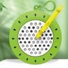 Cross-Border Magnetic Drawing Board Keychain: Fun and Educational Cartoon Animal Toy with Steel Ball Design
