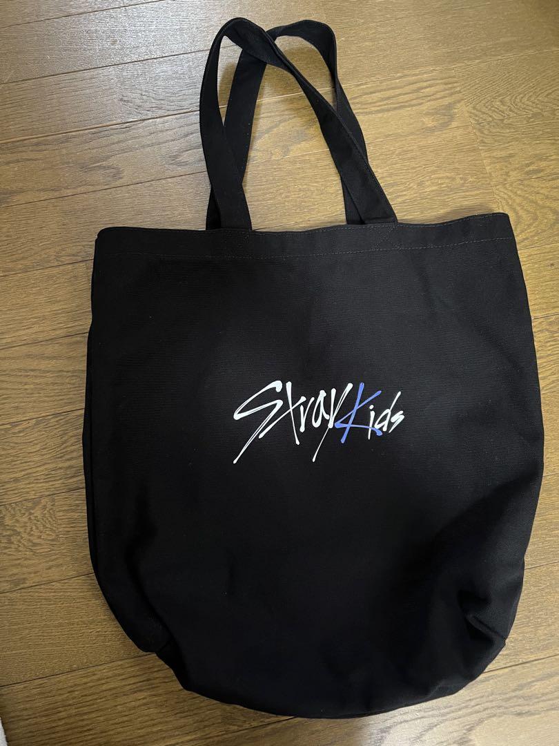 

[USED] Stray Kids logo tote bag in black