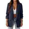Women Trench Coat Open Front Cardigan Jacket Coat Shawl Cape Cloak Mantle Plus