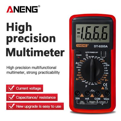 KT87N Digital LCD Clamp Multimeter Voltmeter Ammeter Ohmmeter Volt Tester //Neu