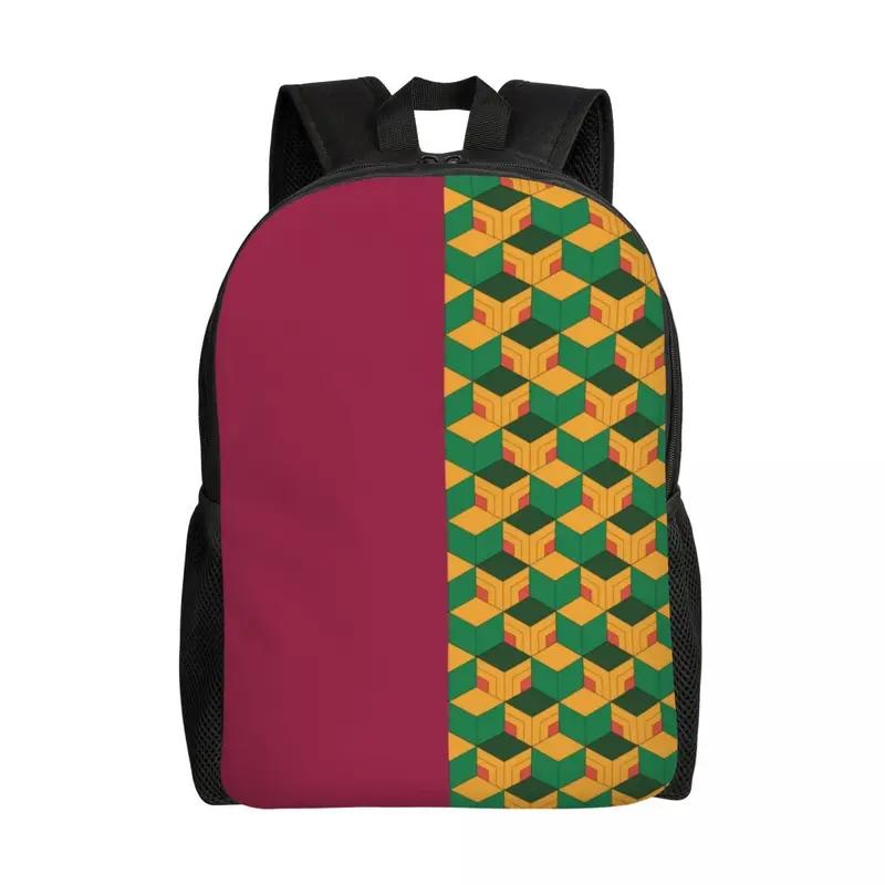

Персоналізовані рюкзаки-колажі Demon Slayer Muichiro Tokito Чоловіки Жінки Basic Bookbag for School College Kimetsu No Yaiba Bags 41x30x11.5cm