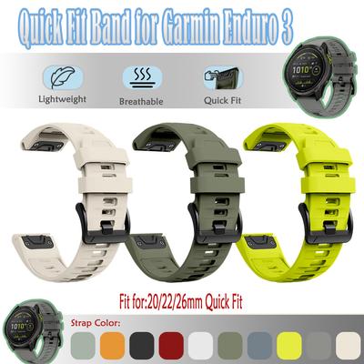 20/22/26mm Quick Fit Watch Strap for Garmin Enduro 3/fenix8 43/47MM Waterproof and Sweatproof Watch Strap for Garmin Enduro 3