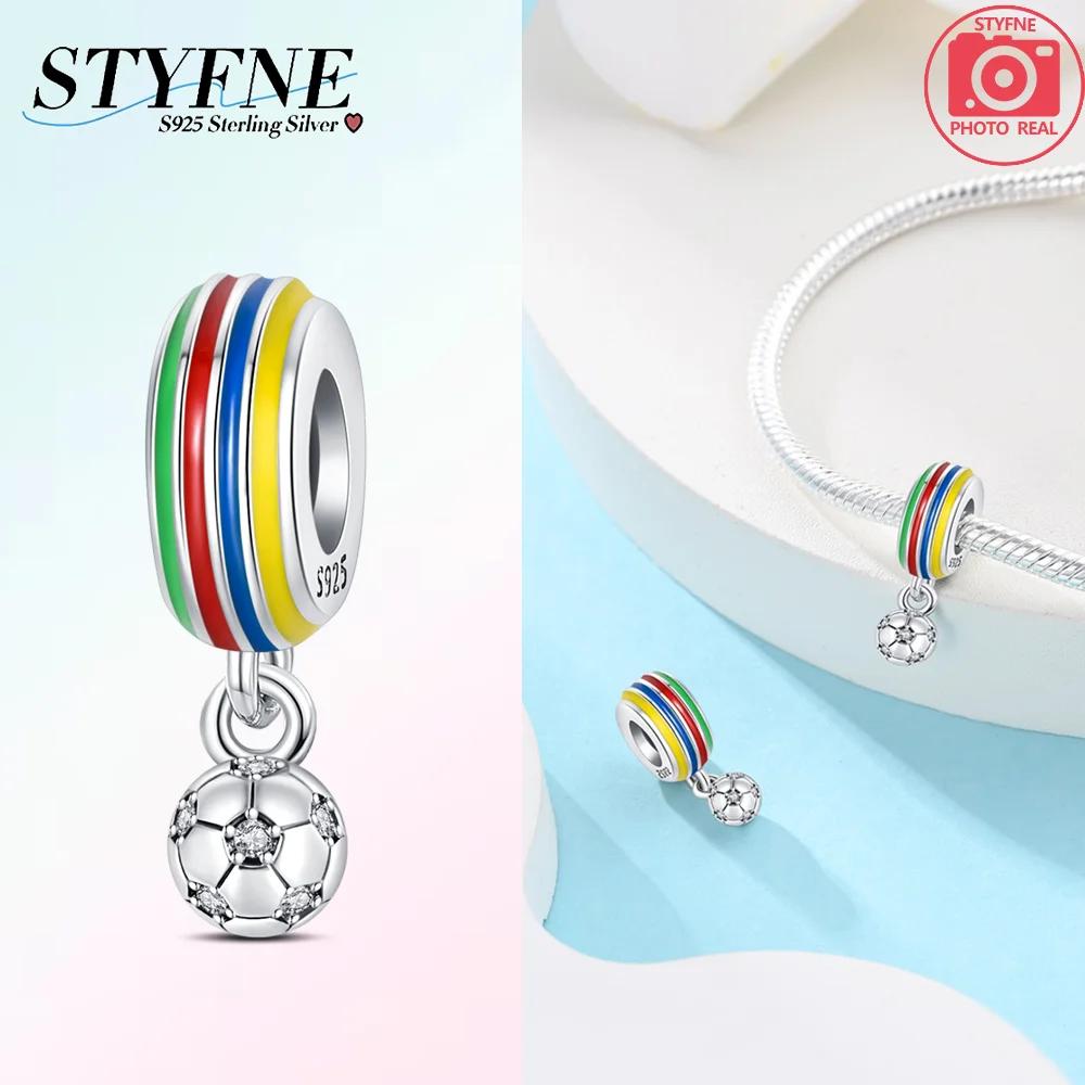 Charms Copper Colorful Zircon Stars Pink Bow Spacer Charms Beads Fit Original Bracelet Diy Women Jewelry Gifts