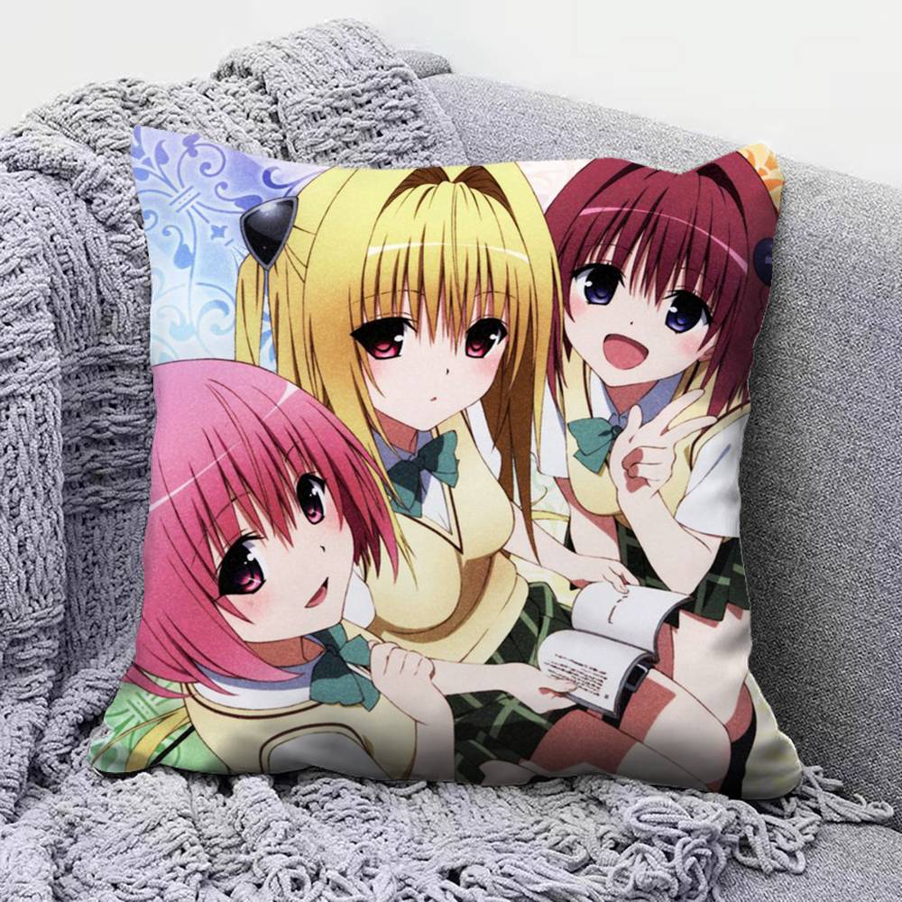 To LOVE RU lala Momo Yami Pillow Covers Home Sofa Cushion Covers and Aecorative Custom