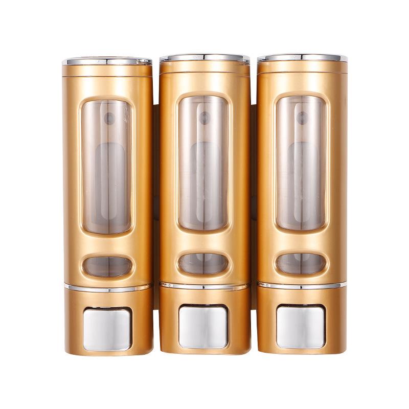 Wall-Mounted Teacup-Style Multi-Head Manual Soap Dispenser