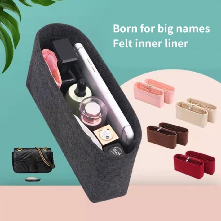 Felt Insert Bag Organizer Versatile Travel Insert Bag Cosmetic Bags Handbag