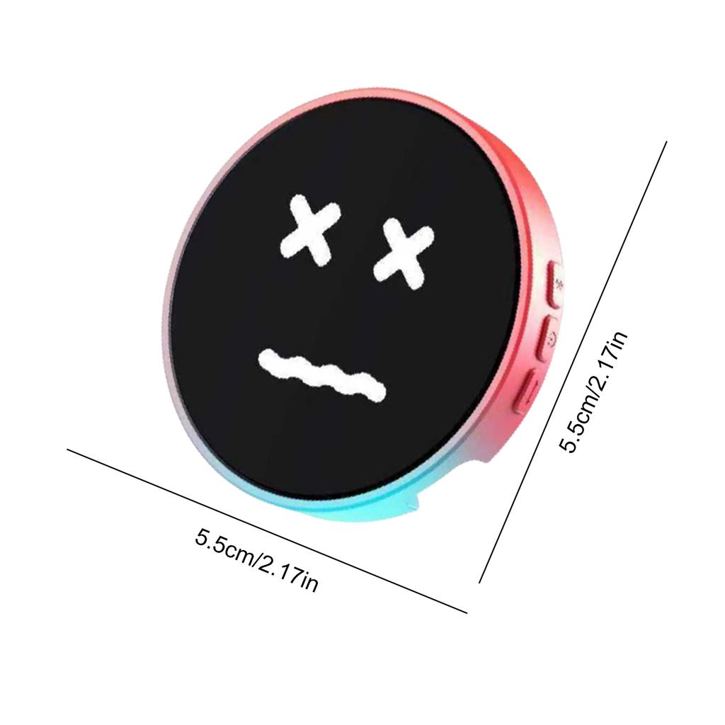 Electronic Anime E-Badge Display APP Bluetooth 5.4 Connection Dynamic Smart Touch Screen Animation Gradual Change Badge Gift