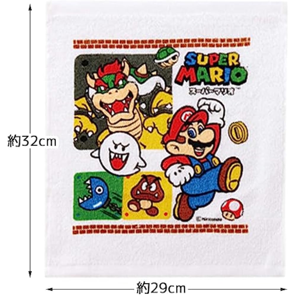 Skater (Skater) OAC1T-A Towel 3-Pack Set Super Mario 23