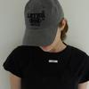 Leterie LETERIE LOGO CAP_DARK GREY
