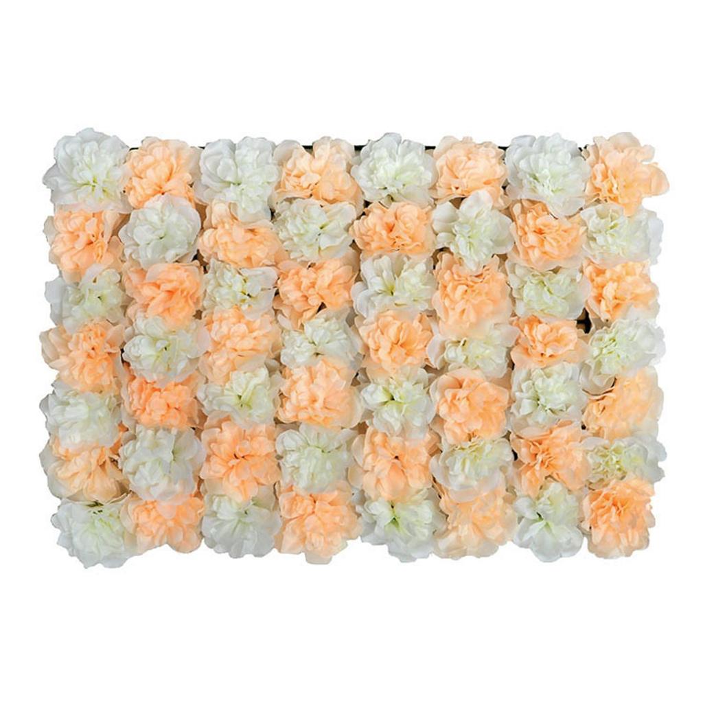 Artificial Flower Wall Panel Rose Flower Backdrop for Wedding Stage Home