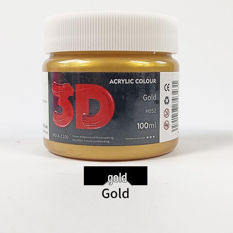 100ml Acrylic Paint for Children's Doodles and Plaster Dolls