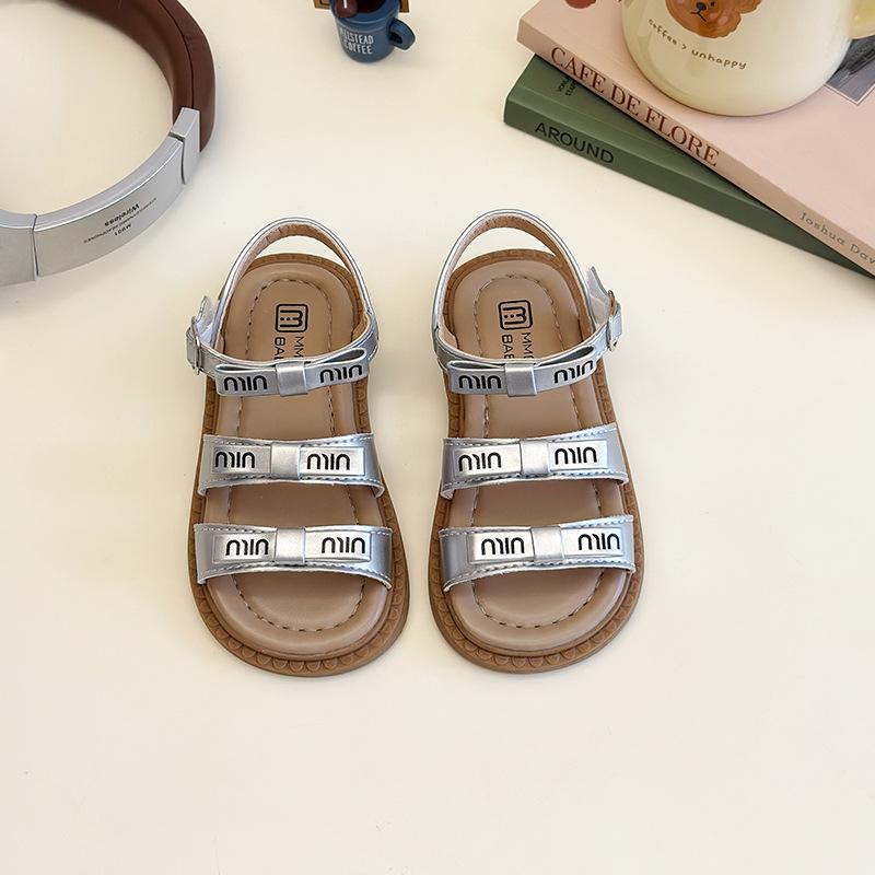 Girls Adjustable Strap Flat Casual Open Toe Sandals 21