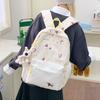 Schoolbag College Wind Junior High School Student Dachshund Dog Backpack Outdoor Travel Girl Backpack Contrasting Color Fashion Travel Bag