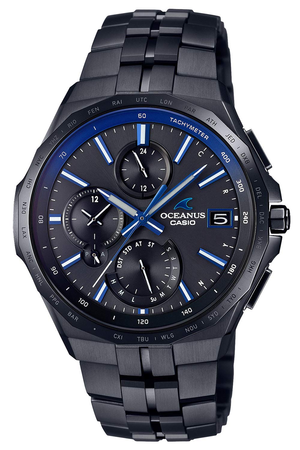 

Годинник Oceanus Manta Bluetooth із сонячною радіостанцією [Casio] [] OCW-S5000B-1AJF для чоловіків