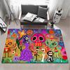 Dia De Muertos Design Art Floor Mat Eco Flannel Doormat Non Slip Odorless Indoor Floor Rug Soft Short Plush Home Mat