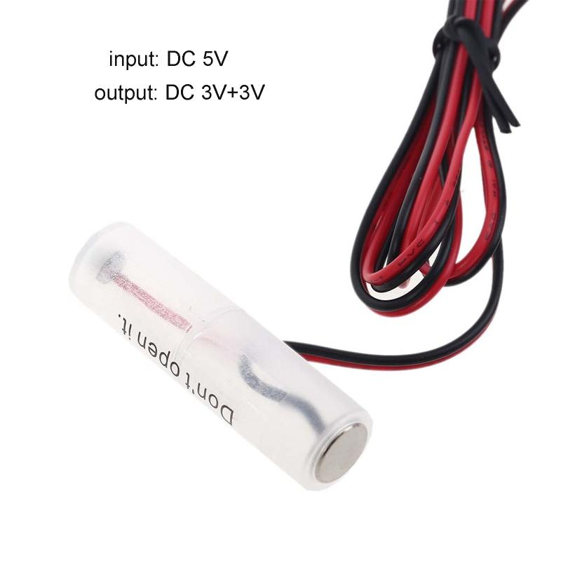 Universal 1m Dual LR03 Battery Eliminator US Plug Power Supply Adapter Replace 2x 1.5V AA AAA Battery for LED Light Toys