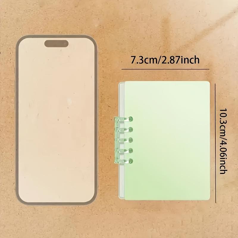 A7 Spiral Notebook, Sugar Color Random, 86 Sheets Portable Pocket Notepad for School Office Gift