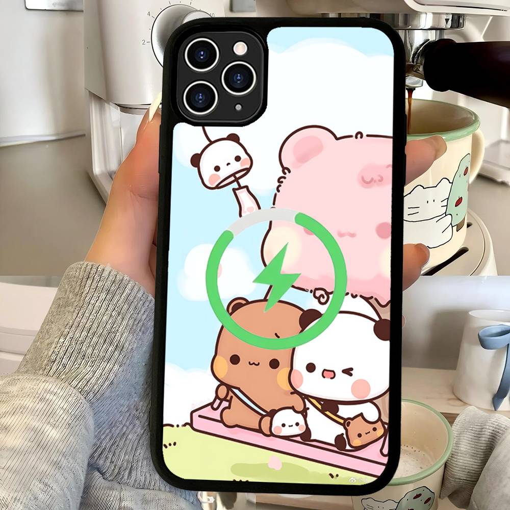Cute BUBU DUDU Phone Case For IPhone 17 Air 16 15 14 13 12 11 Pro Max Plus For Magsafe Wireless Charge Cover