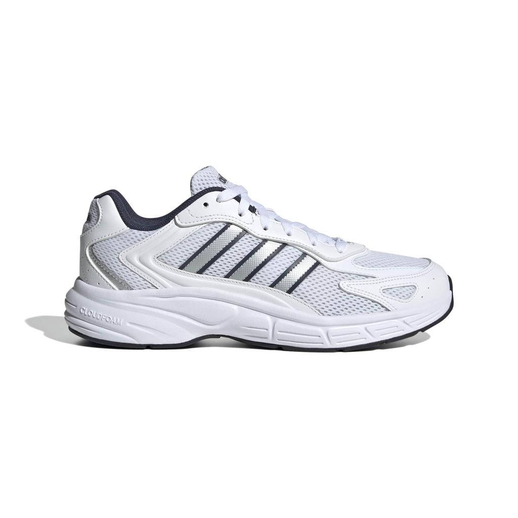 Adidas ECLYPTIX 2000 Unisex Grey Two Size cm Sneakers, Adult, NKT87, Three/Core White/Grey (JI4541), 27.0