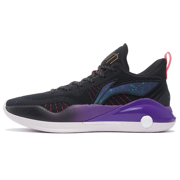 Li-Ning YuShuai 15 V2 Low  Black Purple  Men s ABAS007-4 EU 39