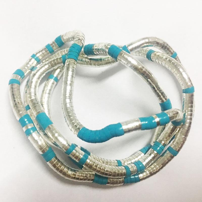 5mm 90cm Iron Flexible Twisted Jewelry Bendable Snake Necklace 20 Colors Available ,1pcs/pack