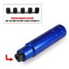 Black Anodized Stick Adapter Set With 5 Common Thread Patterns For Easy DIY Assembly