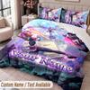 Custom Name Text 3Pcs Bedding Set League of Legends Duvet Cover And Two Pillowcases