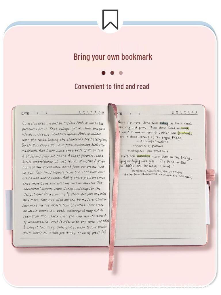 Custom A5 PU Notebook with Strap - Portable, Logo-Printable Business Journal, A6 Size Available