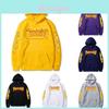 Felpa con cappuccio oversize stampa fiamme vestibilità larga casual per coppia
