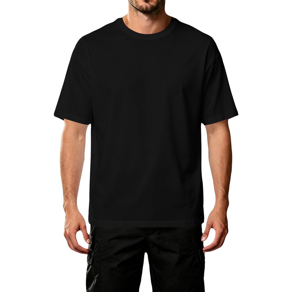Men's Casual Short Sleeve T-Shirt Crew Neck Relaxed Fit Lightweight Plain Cotton Tee for Everyday Wear Sport and Leisure