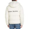 Calvin Klein Hooded Letter Print Zipper Long Sleeve Jacket Men Jackets White J30J323708-YBI