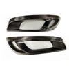 For Hyundai Genesis Coupe 2008-2012 Carbon Fiber Front Bumper Side Air Vent Intake Frame Grill Fog Light Lamp Cover Hood Grille