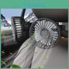 Car Seat Ventilator Abs Material Rechargeable Dual Head Fan For Backseat Comfort
