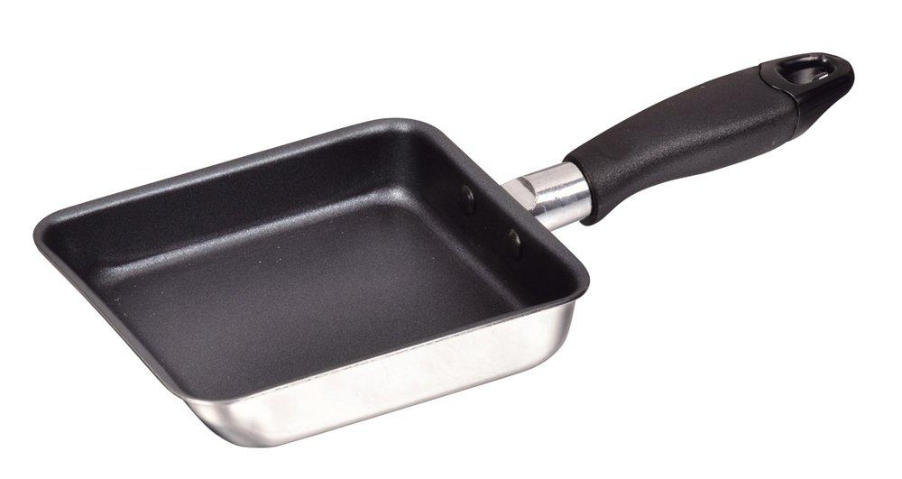 Pearl Metal Mini Egg Roll 12 x 14 IH Pan, cm, Compatible, Non-stick Coating, Double-Layer Steel, Compact, HB-2190
