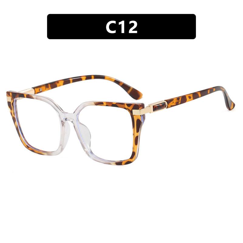Square simple sunglasses color matching new retro European and American street shooting high-end sunglasses sunglasses personality