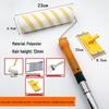 Adjustable Stainless Steel Telescopic Handle Waterproof Paint Roller Brush